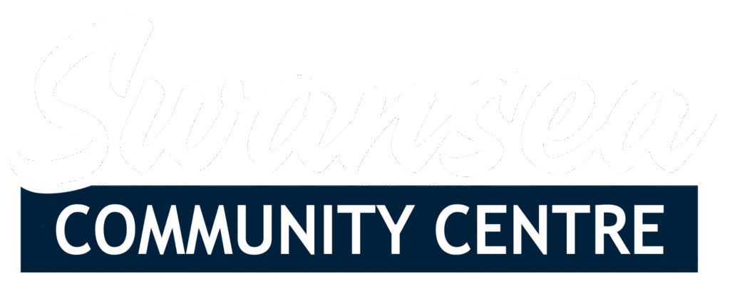 Swansea Community Centre White text